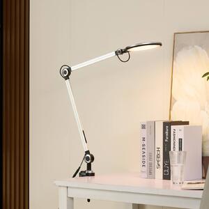 Lindby LED svítidlo Nyxaris, stříbrná, kov, CCT, 52 cm