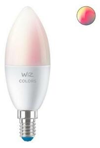 LED Žárovka WiZ Colors 8718699787097 E14 C37 4,9-40W 470lm 2200-6500K, RGB 16 mil.barev, stmívatelná