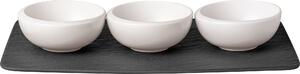 Villeroy & Boch 10-4264-9023 Misky na omáčky a dipy NewMoon s podnosem 4 díly
