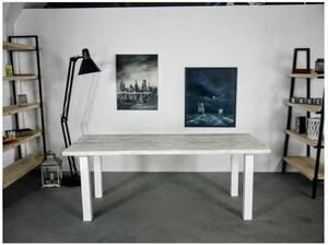 Industriální stůl Model C2 - bělený rozměry stolu 140x75x80cm