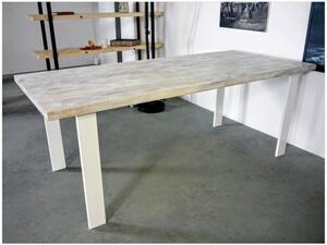 Industriální stůl Model C1 - bělený rozměry stolu 180x75x80cm