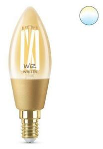 LED Žárovka WiZ Tunable White Filament Amber 8718699787257 E14 C35 4,9-25W 370lm 2000-5000K, stmívatelná