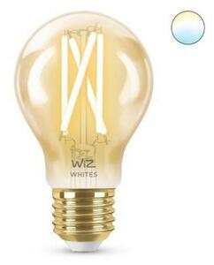 LED Žárovka WiZ Tunable White Filament Amber 8718699787219 E27 A60 6,7-50W 640lm 2000-5000K, stmívatelná