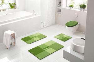 LineaDue MERKUR - Koupelnová předložka zelená Rozměr: 65x115 cm