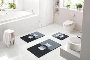 LineaDue CAPRICIO - Koupelnová předložka šedá Rozměr: 65x115 cm