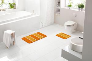 LineaDue WAYMORE - Koupelnová předložka oranžová Rozměr: 40x50 cm