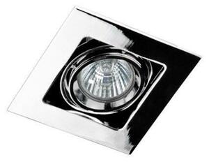 Stropní zápustné bodové svítidlo AZzardo Cesar chrome AZ1152 GU10 1x50W IP20 10,5cm chromové