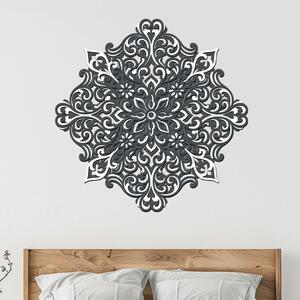 Dřevo života | 3 vrstvá mandala POZITIVITY | Rozměry (cm): 40 | Zvolte barevný dekor: antracitová-bílá