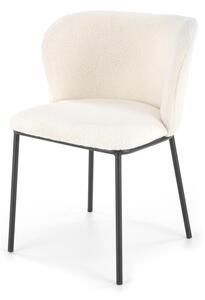 Jídelní židle SCK-518 krémová/černá