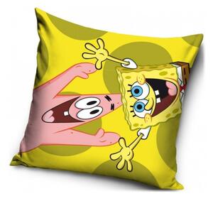 Dekorační polštář SpongeBob a Patrick - 40 x 40 cm