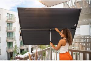 Doppler ACTIVE Balkónová clona 180 x 130 cm - naklápěcí slunečník : Desén látky - 840