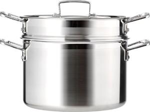 Le Creuset 96200520001000 Hrnec s vložkou pro vaření v páře a na těstoviny 3-ply 20 cm