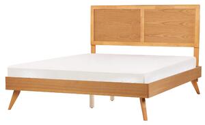 Postel ISTRES 160 x 200 cm Přírodní jasan