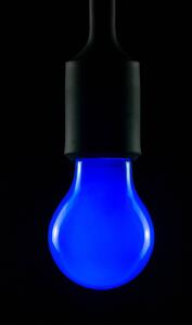 E27 2W LED žárovka modrá stmívací