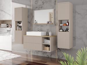 Koupelnová sestava Kiegi Ryfel III, Barva: pouštní písek + pouštní písek / dub cremona, Sifon k umyvadlu: ne, Umyvadlo: ne 5903211437922