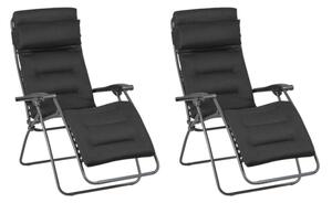 Sada 2 Relaxační křeslo RSX Clip AirComfort titan/černá Acier