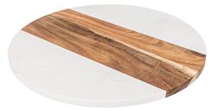 Mramorový otočný servírovací tác Marie, (fi) 35 cm
