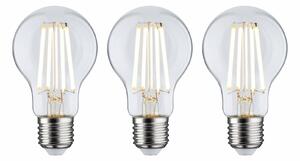 PAULMANN Eco-Line Filament 230V LED žárovka E27 3ks-sada 3x4W 3000K čirá