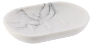 Miska na mýdlo Everist Marble, bílá