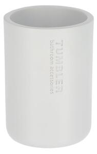 Koupelnový pohár Loudis, bílá, 350 ml