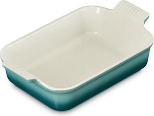 Le Creuset 71102260990001 Forma na pečení Heritage 19 x 26 cm, bleu riviera
