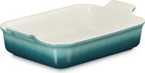 Le Creuset 71102320990080 Forma na pečení Heritage 24 x 32 cm, bleu riviera