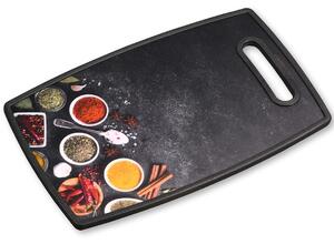 Prkénka na krájení Spices, kombinace barev, 37x23 cm