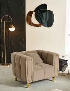 Designové křeslo Baudouin šedé