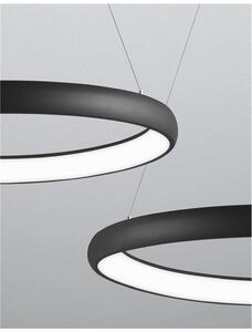 Nova Luce Závěsné LED svítidlo ALBI, 50W 3000K stmívatelné Barva: Hnědá