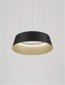 Nova Luce Závěsné LED svítidlo ALBA, 40W 3000K stmívatelné Barva: Černá