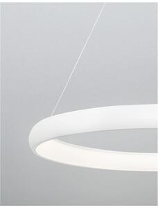 Nova Luce Závěsné LED svítidlo ALBI, 50W 3000K stmívatelné Barva: Bílá