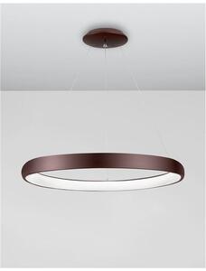 Nova Luce Závěsné LED svítidlo ALBI, 50W 3000K stmívatelné Barva: Černá