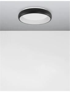 Nova Luce Stropní LED svítidlo ALBI, 32W 3000K stmívatelné Barva: Černá