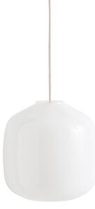 HAY Závěsná lampa Buoy Glass Pendant, 200, White, Clay White