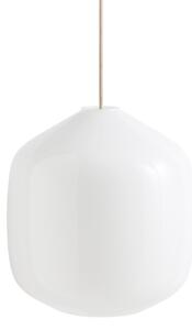 HAY Závěsná lampa Buoy Glass Pendant, 300, White, Beton Grey