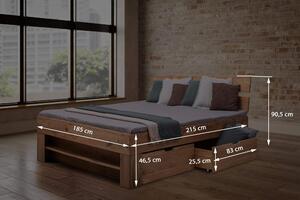 Masivní buková postel Sofi 180x200 (výběr více velikostí)