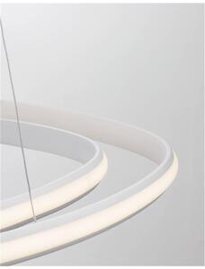 Nova Luce Závěsné LED svítidlo ARIES, 48W 3000K stmívatelné Barva: Černá