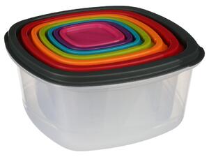 Plastová nádoba na potraviny Rainbow sada 7ks