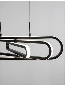 Nova Luce Závěsné LED svítidlo ARTE, 50W 3000K stmívatelné Barva: Černá