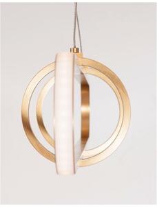 Nova Luce Závěsné LED svítidlo ARTE, 31.2W 3000K stmívatelné Barva: Zlatá