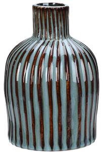 Porcelánová váza Stripes Grey 10x10x15 cm