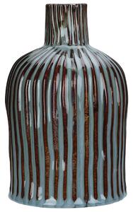 Porcelánová váza Stripes Grey 11,5x11,5x19 cm