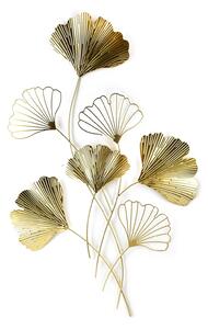 Kovová dekorace na zeď Tala Gingko 50x80 cm