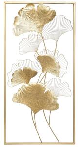 Kovová dekorace na zeď Ginko 50x100 cm