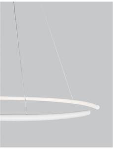 Nova Luce Závěsné LED svítidlo BREDA, 30W 3000K Barva: Bílá