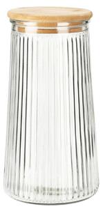 Skleněná nádoba na potraviny Ribbed 1400ml