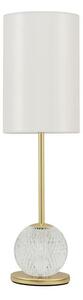 Nova Luce Stolní LED lampa BRILLANTE zlatý hliník a akryl 8.8W 3200K