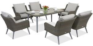 Zahradní nábytek Bilbao Premium 6 Garden Point šedý