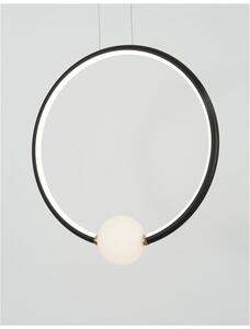 Nova Luce Závěsné LED svítidlo CELIA, 25.6W 3000K stmívatelné Barva: Černá