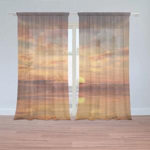 Sablio Záclony Oranžové slunce: 2ks 150x250cm